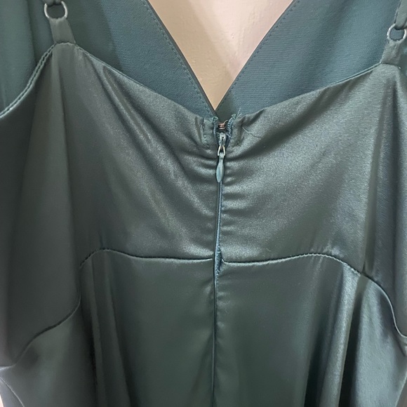 Lulus - Gorgeous silk/satin, a-line maxi dress with side slit - Picture 11 of 11